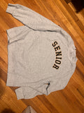 Senior Mockneck Orange and black