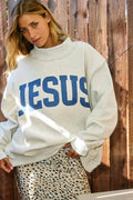 'JESUS & GOD IS GOOD' Reversible Sweatshirt