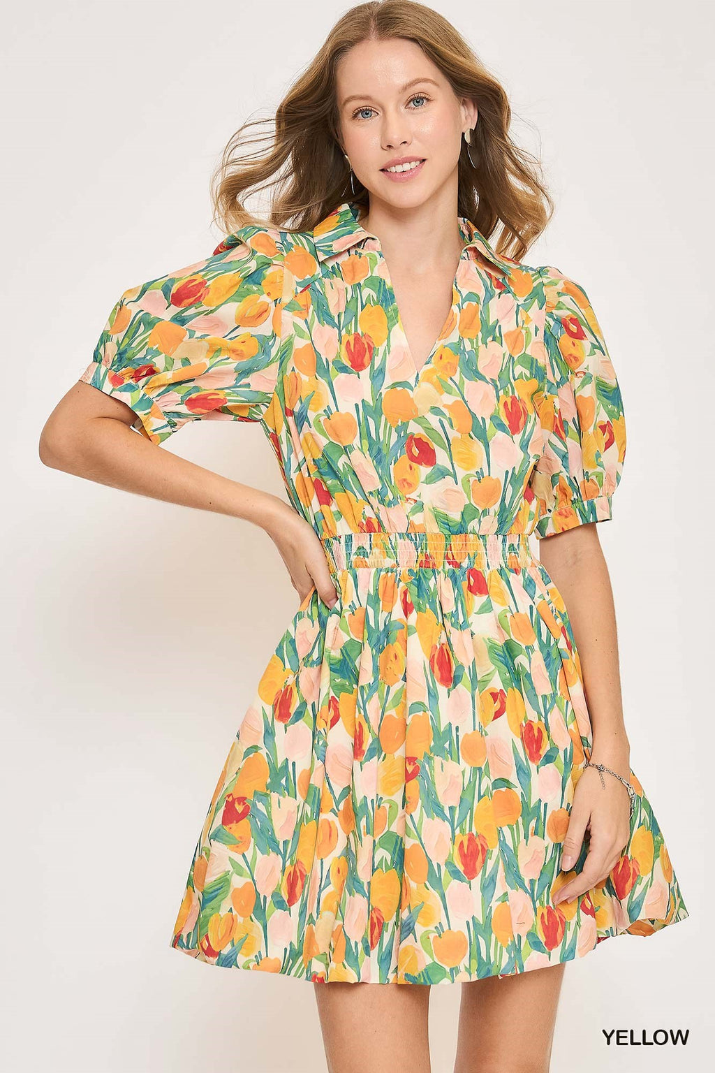Tulip Print Dress