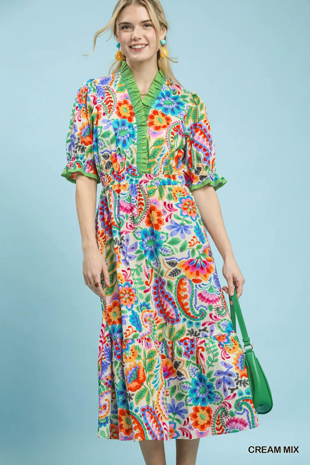 Patty Patterned Dress