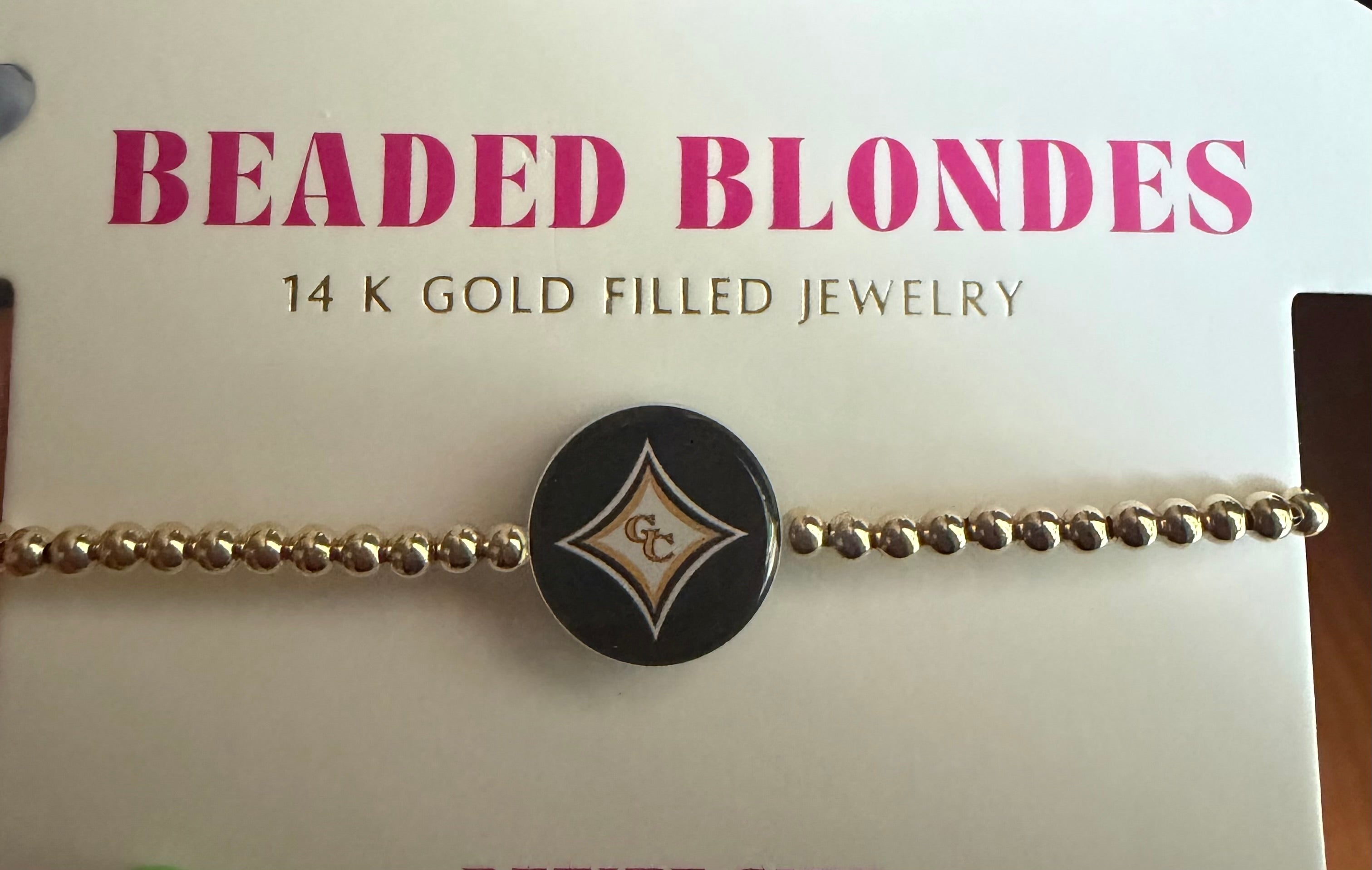 BB- GC on gold beads