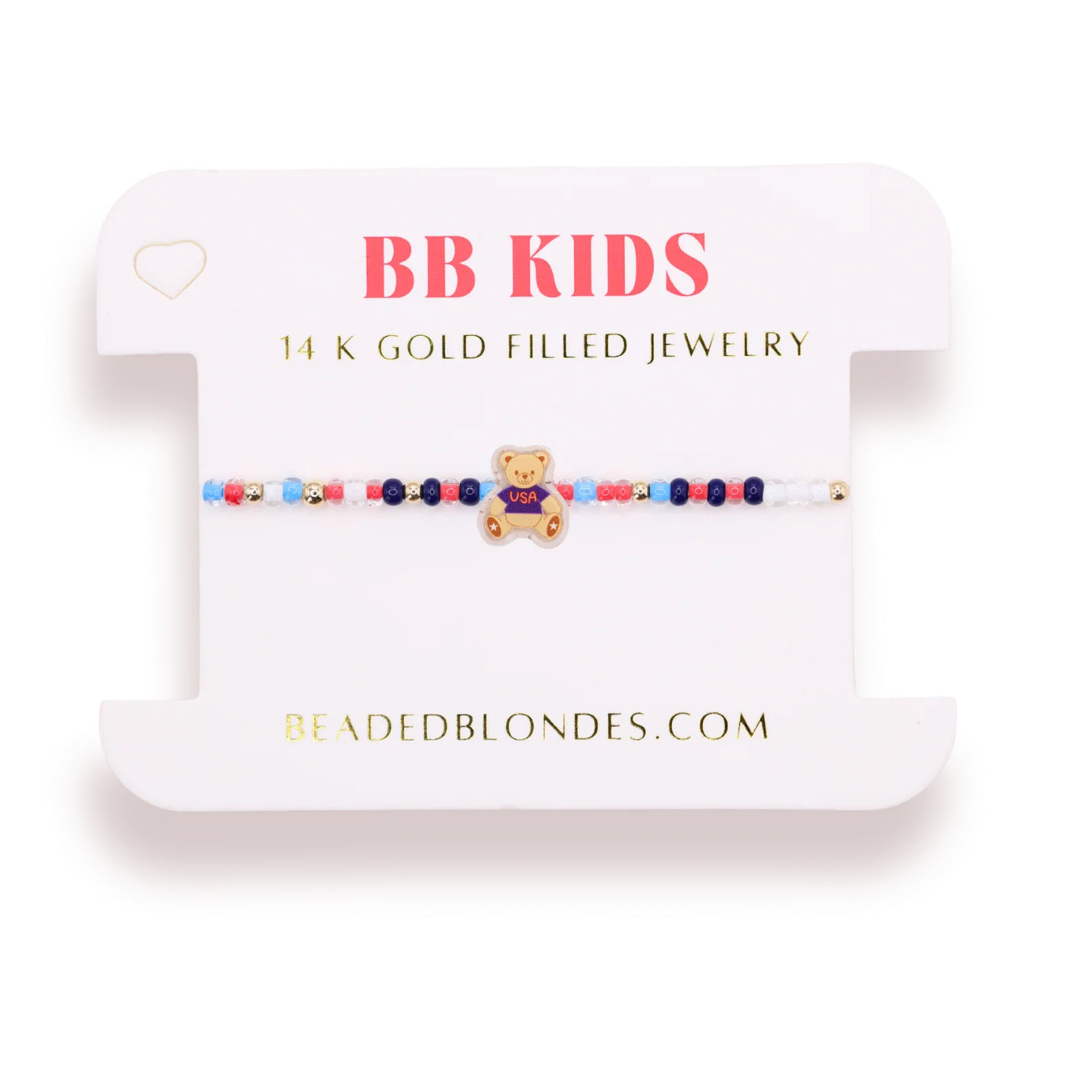 BB- Patriotic Bear on color kids