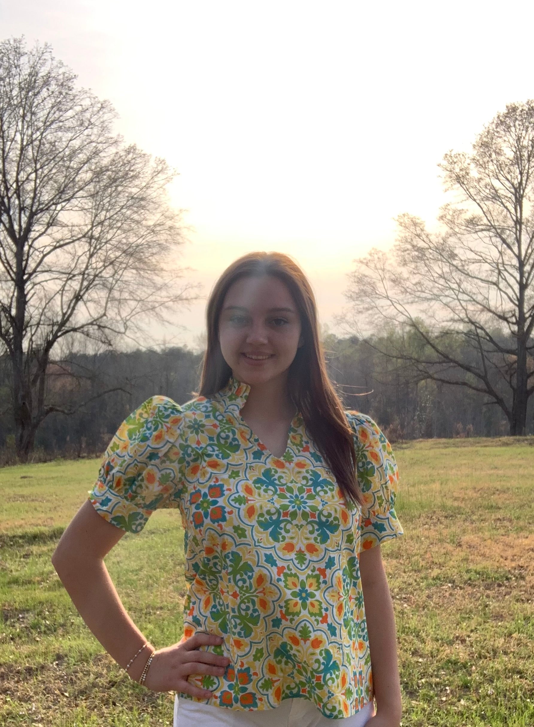 The Citrus Grove Blouse