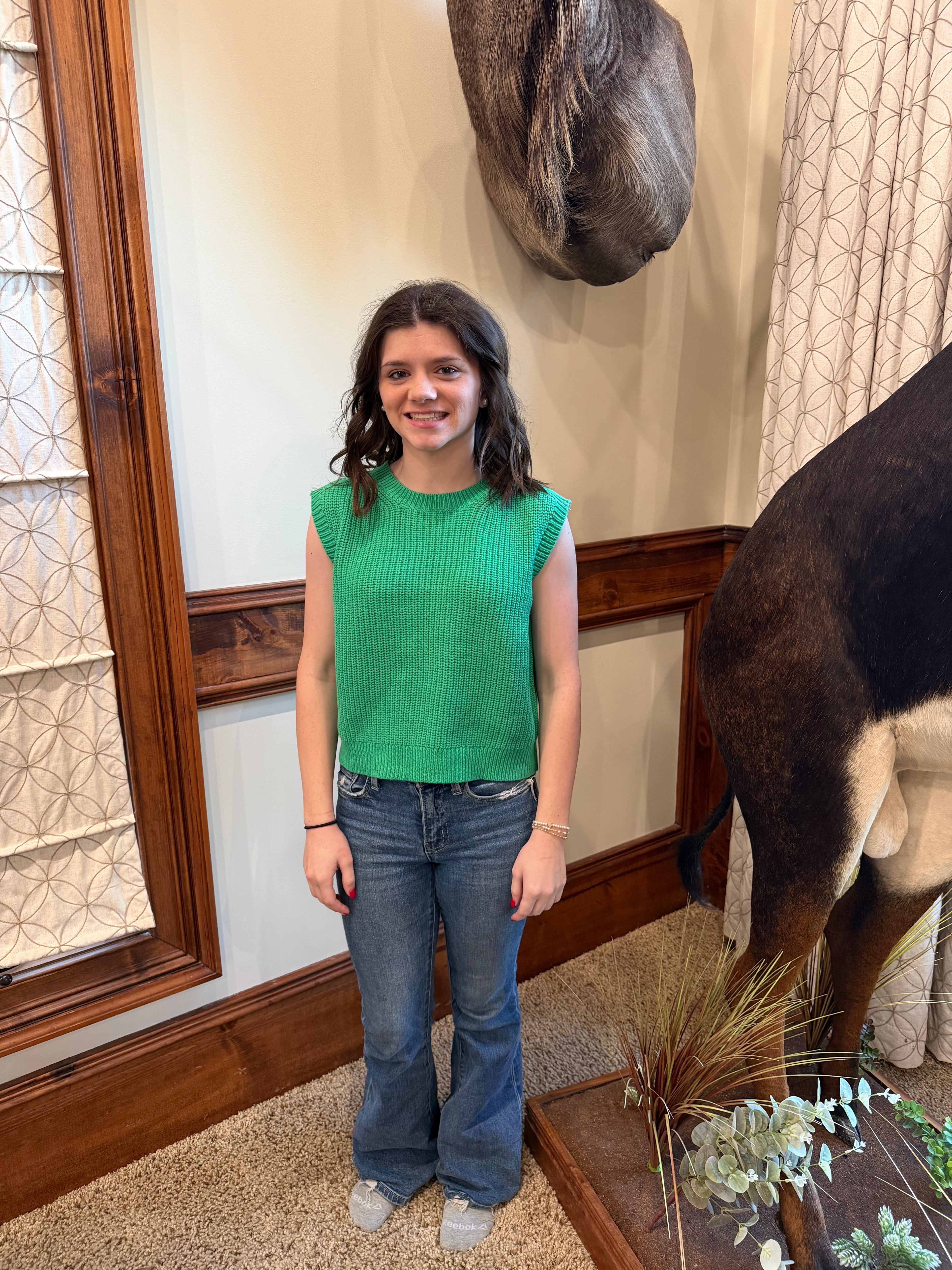 Sadie sleeveless sweater