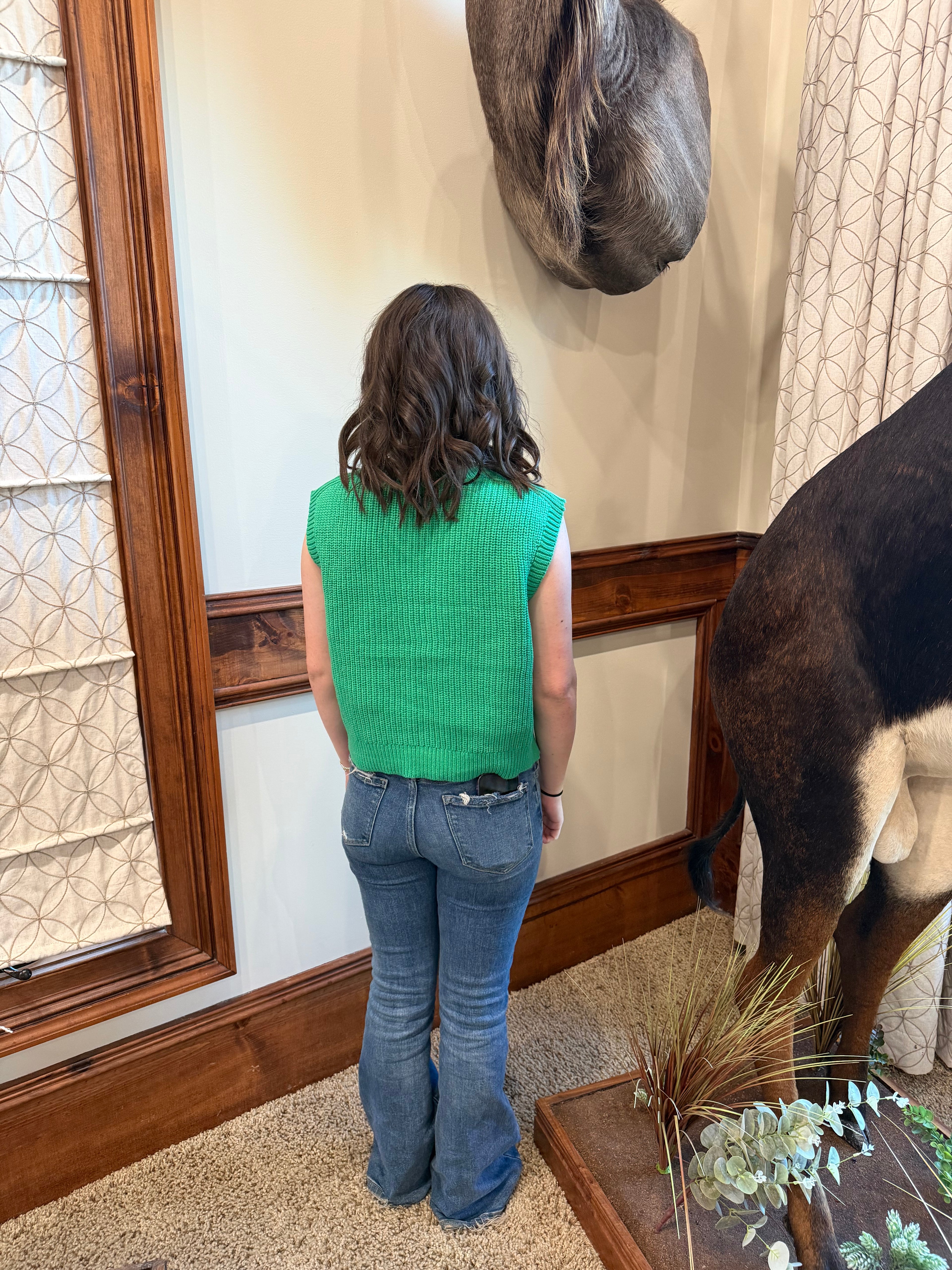 Sadie sleeveless sweater