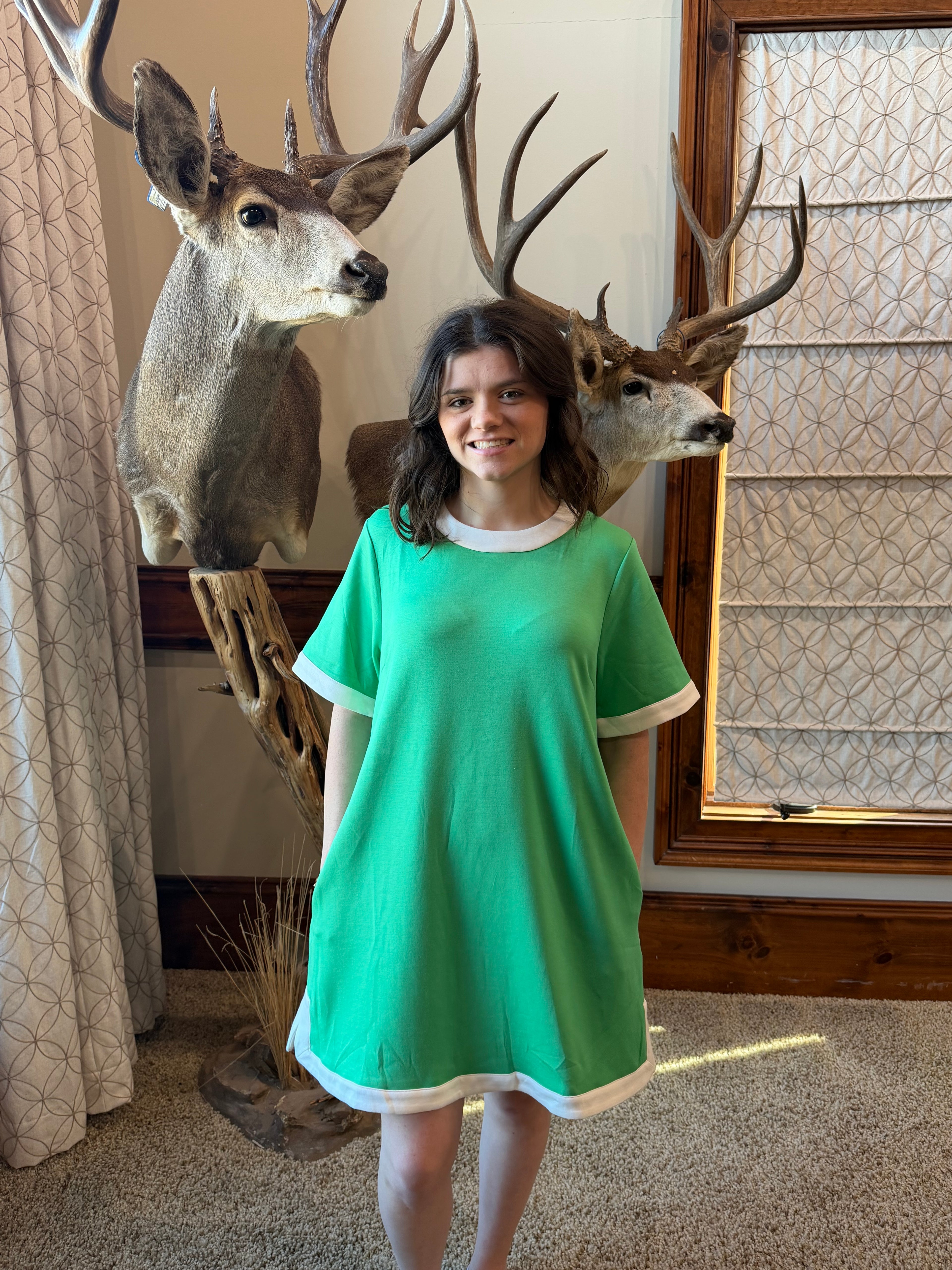 Minty Breeze Tee Dress