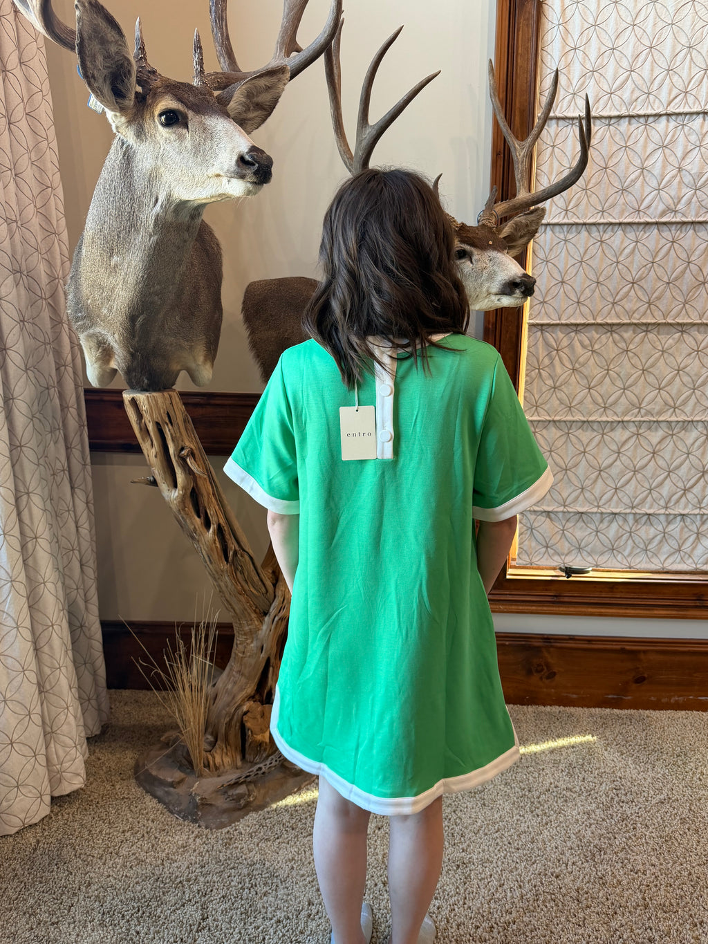 Minty Breeze Tee Dress