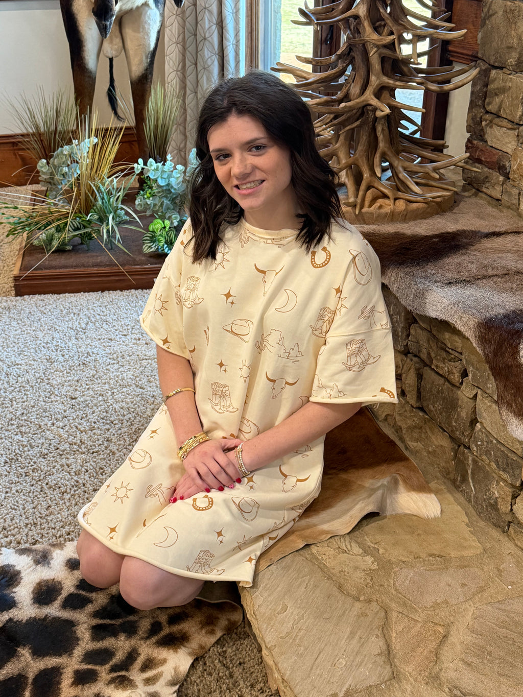 Howdy Graphic Dress