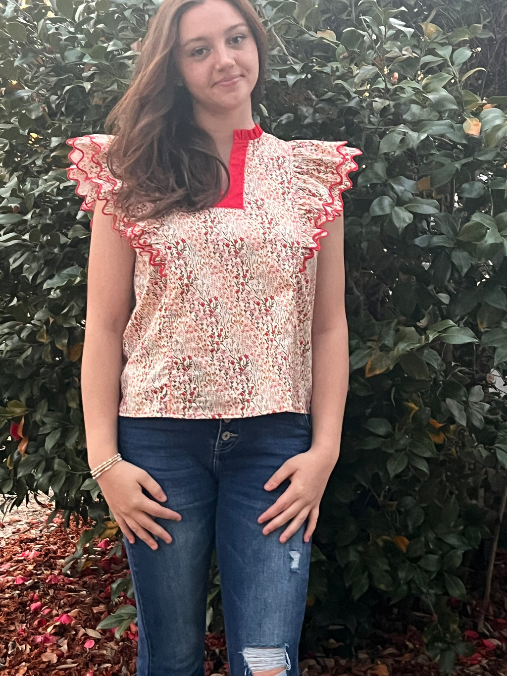 Ruby Wildflower Blouse
