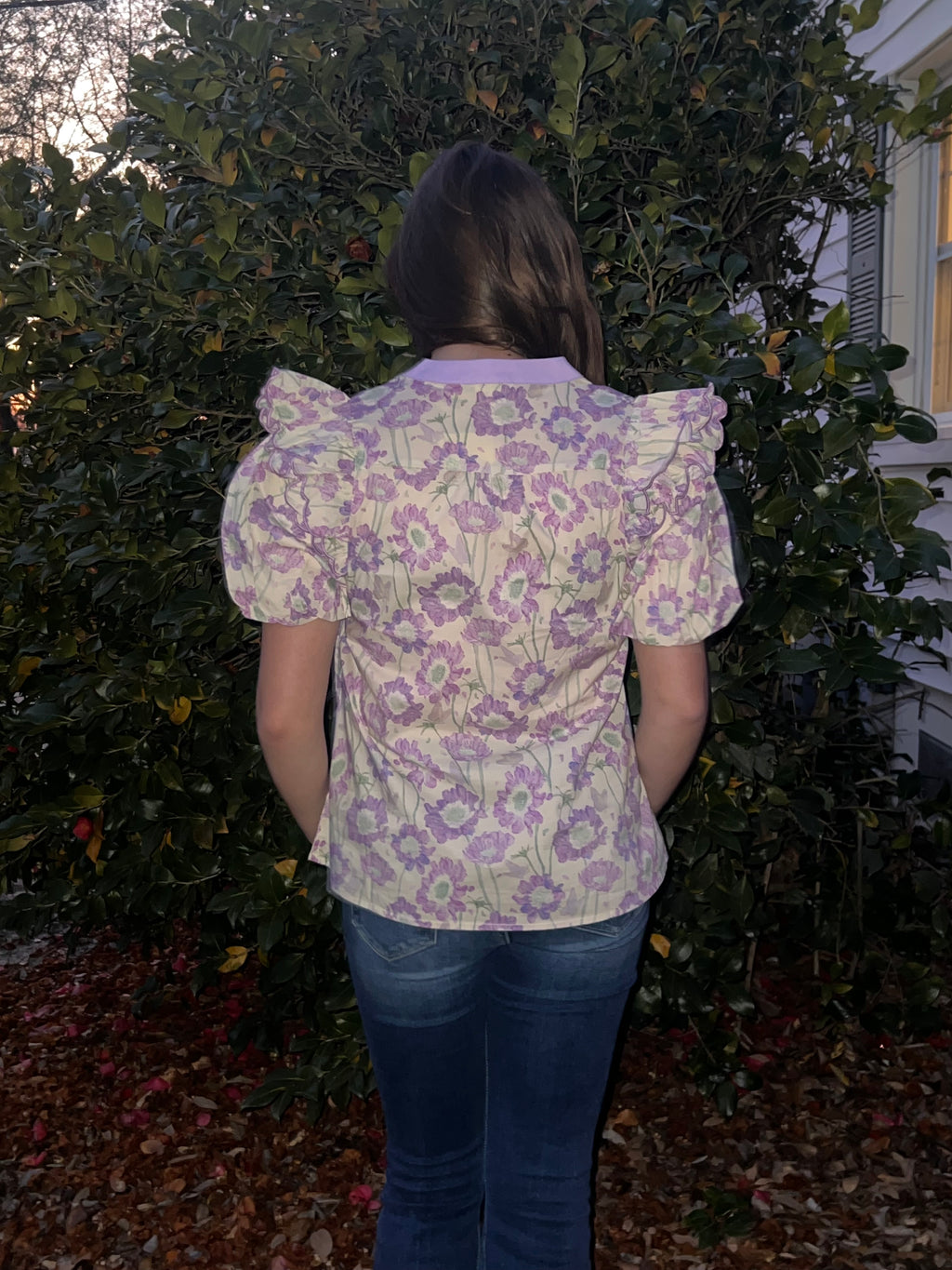 Violet Bloom Blouse