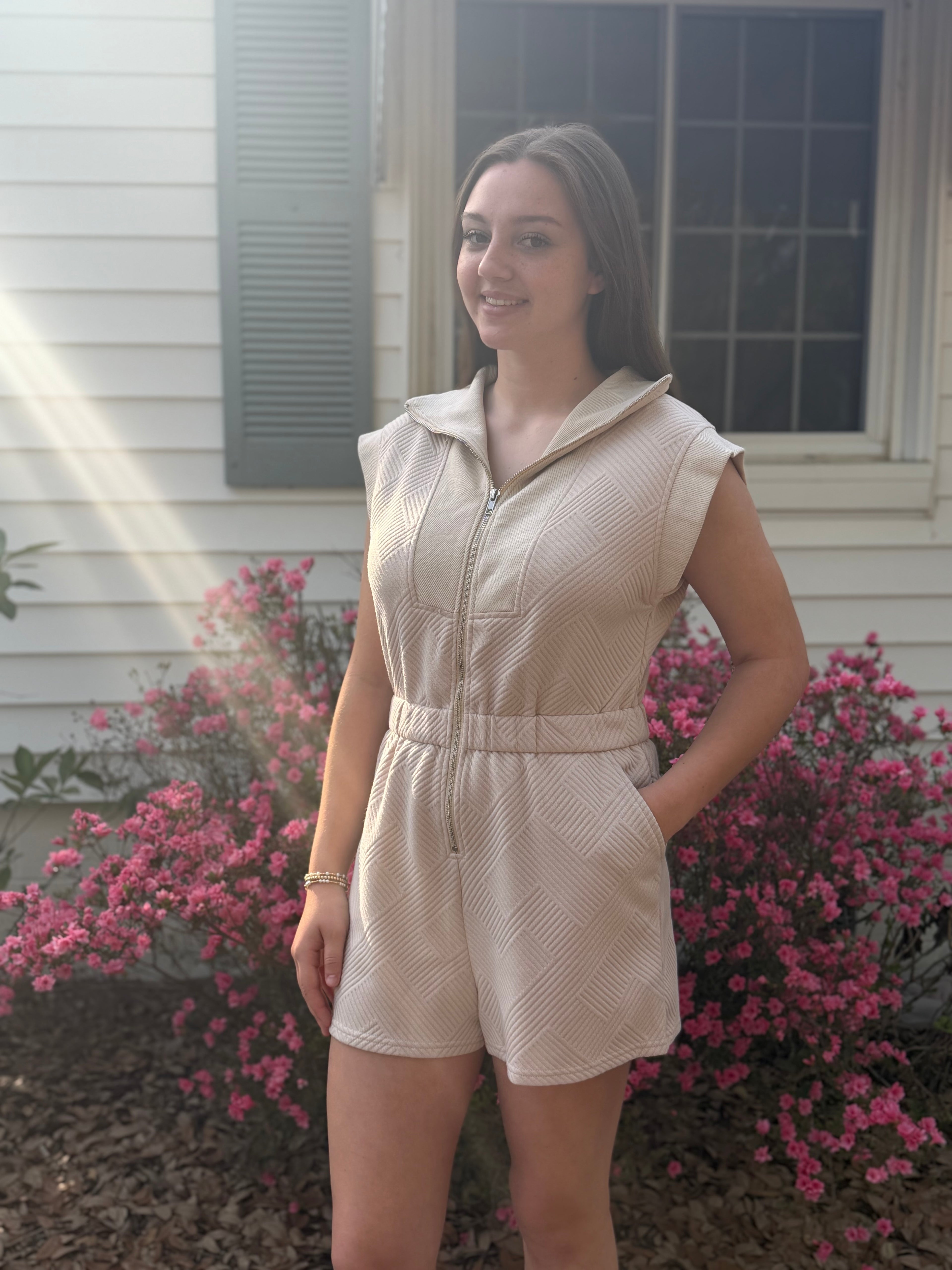Textured Romper
